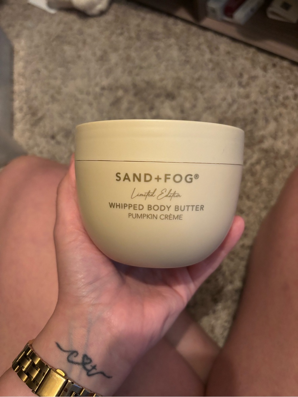 SAND+FOG Pumpkin Crème limited edition Whipped Body Butter